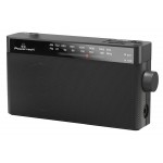 POWERTECH φορητό ραδιόφωνο PT-1244 με πτυσσόμενη κεραία, μαύρο POWERTECH φορητό ραδιόφωνο PT-1244 με πτυσσόμενη κεραία, μαύρο