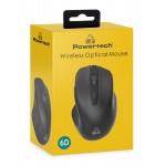 POWERTECH ασύρματο ποντίκι PT-1251, USB δέκτης, 1600DPI, μαύρο POWERTECH ασύρματο ποντίκι PT-1251, USB δέκτης, 1600DPI, μαύρο
