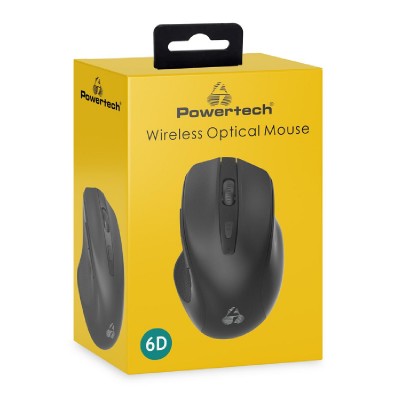 POWERTECH ασύρματο ποντίκι PT-1251, USB δέκτης, 1600DPI, μαύρο POWERTECH ασύρματο ποντίκι PT-1251, USB δέκτης, 1600DPI, μαύρο