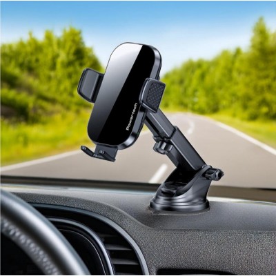 POWERTECH ασύρματος φορτιστής & βάση αυτοκινήτου PT-1271, 15W, μαύρος POWERTECH ασύρματος φορτιστής & βάση αυτοκινήτου PT-1271, 15W, μαύρος