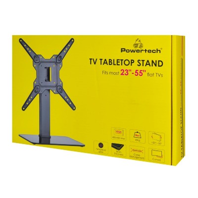 POWERTECH επιτραπέζια βάση PT-1281 για τηλεόραση 23-55", 40kg POWERTECH επιτραπέζια βάση PT-1281 για τηλεόραση 23-55", 40kg