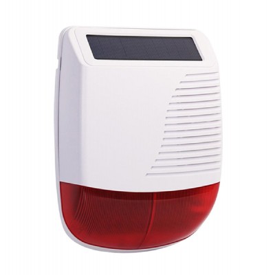 POWERTECH ηλιακή σειρήνα PT-1287, εξωτερικού χώρου, 120dB, κόκκινη POWERTECH ηλιακή σειρήνα PT-1287, εξωτερικού χώρου, 120dB, κόκκινη