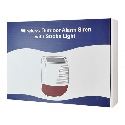 POWERTECH ηλιακή σειρήνα PT-1287, εξωτερικού χώρου, 120dB, κόκκινη POWERTECH ηλιακή σειρήνα PT-1287, εξωτερικού χώρου, 120dB, κόκκινη