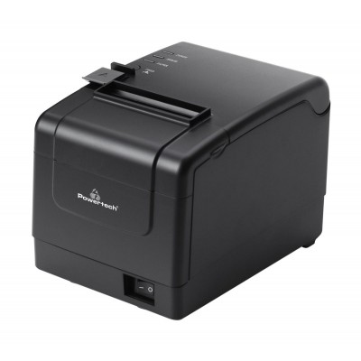 POWERTECH θερμικός εκτυπωτής αποδείξεων PT-1304, USB/LAN, μαύρος POWERTECH θερμικός εκτυπωτής αποδείξεων PT-1304, USB/LAN, μαύρος