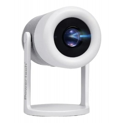 POWERTECH smart βιντεοπροβολέας PT-1305, 1080p, WiFi, Android, 170 ANSI lumens, λευκός POWERTECH smart βιντεοπροβολέας PT-1305, 1080p, WiFi, Android, 170 ANSI lumens, λευκός