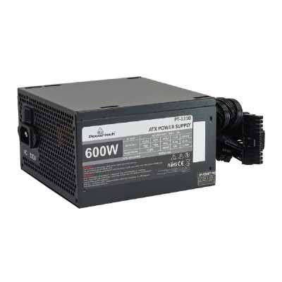 POWERTECH τροφοδοτικό PC PT-1310, 600W, ATX, 120mm Fan POWERTECH τροφοδοτικό PC PT-1310, 600W, ATX, 120mm Fan