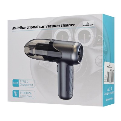 POWERTECH 2 σε 1 σκουπάκι χειρός & air duster PT-1315, 60W, 4000mAh, μαύρο POWERTECH 2 σε 1 σκουπάκι χειρός & air duster PT-1315, 60W, 4000mAh, μαύρο