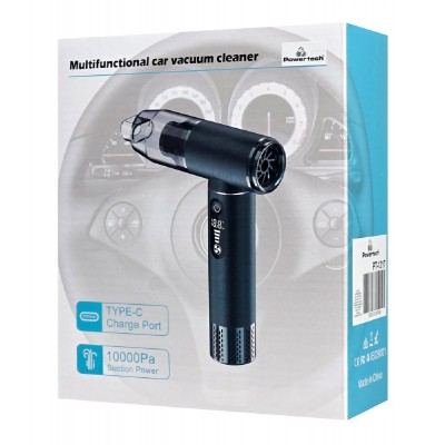 POWERTECH 2 σε 1 σκουπάκι χειρός & air duster PT-1317, 75W, 5000mAh, μαύρο POWERTECH 2 σε 1 σκουπάκι χειρός & air duster PT-1317, 75W, 5000mAh, μαύρο