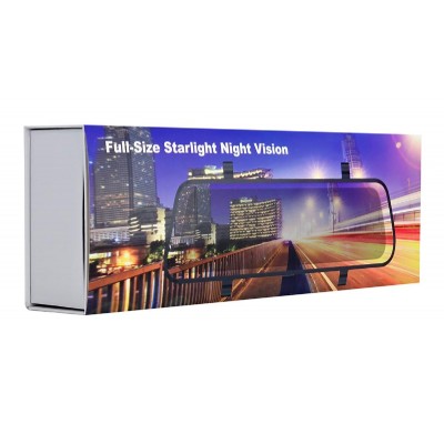 POWERTECH καθρέφτης αυτοκινήτου με κάμερες PT-1330, μπροστινή/οπισθοπορείας, 9.66" οθόνη, 1080p