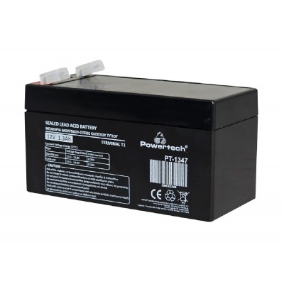 POWERTECH μπαταρία μολύβδου PT-1347, 12V 1.3Ah, T1 POWERTECH μπαταρία μολύβδου PT-1347, 12V 1.3Ah, T1