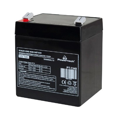 POWERTECH μπαταρία μολύβδου PT-1349, 12V 5Ah, T2 POWERTECH μπαταρία μολύβδου PT-1349, 12V 5Ah, T2