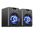 POWERTECH ηχεία Crystal sound PT-842, 2x 3W, 3.5mm, μαύρα