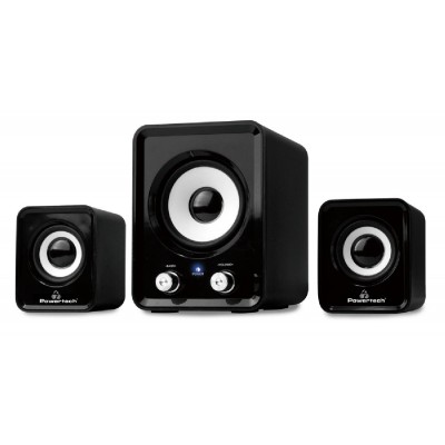 POWERTECH ηχεία Essential sound PT-843, 2.1, 5W + 2x 3W, 3.5mm, μαύρα POWERTECH ηχεία Essential sound PT-843, 2.1, 5W + 2x 3W, 3.5mm, μαύρα