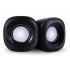 POWERTECH ηχεία Essential sound PT-844, 2x 3W, 3.5mm, μαύρα