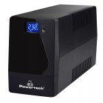 POWERTECH UPS Line Interactive PT-850LCD με οθόνη, 850VA, 510W, 2x Schuko, 2x RJ45/RJ11 POWERTECH UPS Line Interactive PT-850LCD με οθόνη, 850VA, 510W, 2x Schuko, 2x RJ45/RJ11