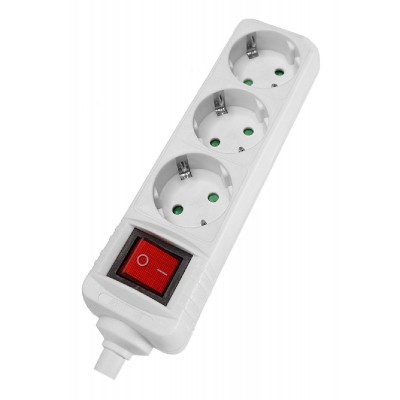 POWERTECH rewirable αντάπτορας ρεύματος PT-885, 3x schuko, 16A, λευκός POWERTECH rewirable αντάπτορας ρεύματος PT-885, 3x schuko, 16A, λευκός