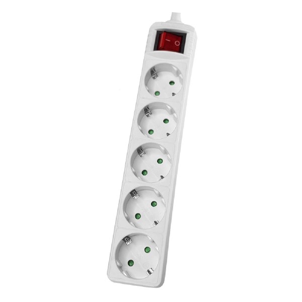 POWERTECH rewirable αντάπτορας ρεύματος PT-886, 5x schuko, 16A, λευκός POWERTECH rewirable αντάπτορας ρεύματος PT-886, 5x schuko, 16A, λευκός