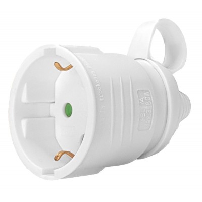 POWERTECH rewirable αντάπτορας ρεύματος PT-887, 1x schuko, 16A, λευκός POWERTECH rewirable αντάπτορας ρεύματος PT-887, 1x schuko, 16A, λευκός