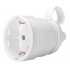 POWERTECH rewirable αντάπτορας ρεύματος PT-887, 1x schuko, 16A, λευκός