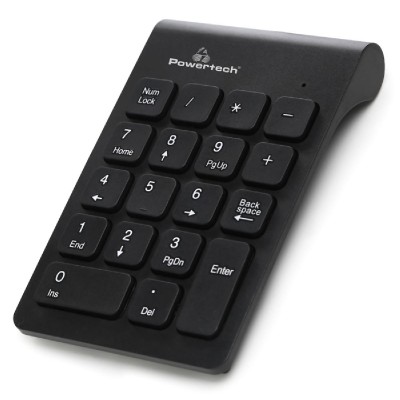 POWERTECH ασύρματο αριθμητικό πληκτρολόγιο PT-939, 2.4GHz, μαύρο POWERTECH ασύρματο αριθμητικό πληκτρολόγιο PT-939, 2.4GHz, μαύρο