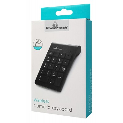 POWERTECH ασύρματο αριθμητικό πληκτρολόγιο PT-939, 2.4GHz, μαύρο POWERTECH ασύρματο αριθμητικό πληκτρολόγιο PT-939, 2.4GHz, μαύρο