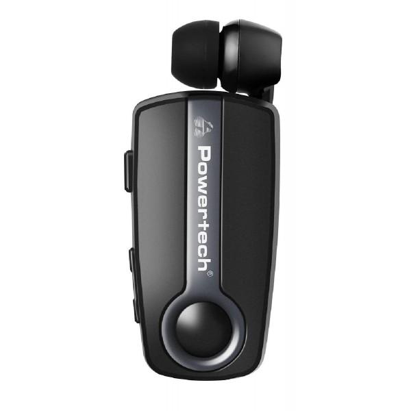 POWERTECH Bluetooth earphone Klipp 2 PT-998, multipoint, BT V5.1, γκρι POWERTECH Bluetooth earphone Klipp 2 PT-998, multipoint, BT V5.1, γκρι