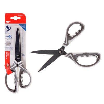 MP ψαλίδι χαρτιού PT143-1, μεταλλική λεπίδα, 21cm, λευκό-γκρι MP ψαλίδι χαρτιού PT143-1, μεταλλική λεπίδα, 21cm, λευκό-γκρι