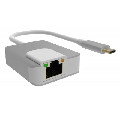 POWERTECH αντάπτορας USB Type-C σε RJ45+PD PTH-056, 10/100/1000M, ασημί POWERTECH αντάπτορας USB Type-C σε RJ45+PD PTH-056, 10/100/1000M, ασημί