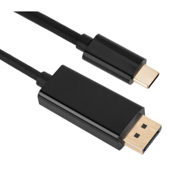 POWERTECH καλώδιο USB-C σε DisplayPort PTH-071, 4K/60Hz, 2m, μαύρο POWERTECH καλώδιο USB-C σε DisplayPort PTH-071, 4K/60Hz, 2m, μαύρο
