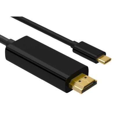 POWERTECH καλώδιο USB-C σε HDMI PTH-073, 4K/60Hz, 2m, μαύρο POWERTECH καλώδιο USB-C σε HDMI PTH-073, 4K/60Hz, 2m, μαύρο