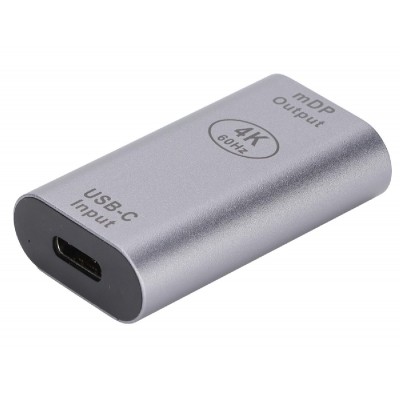 POWERTECH αντάπτορας USB-C σε Mini DisplayPort PTH-098, 4K/60Hz, γκρι POWERTECH αντάπτορας USB-C σε Mini DisplayPort PTH-098, 4K/60Hz, γκρι