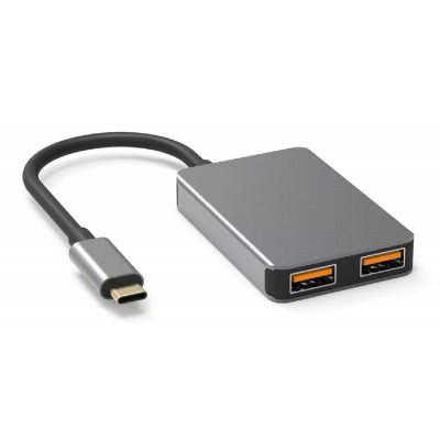 POWERTECH USB-C hub PTH-102, USB-C & 3x USB θύρες, 10Gbps, γκρι POWERTECH USB-C hub PTH-102, USB-C & 3x USB θύρες, 10Gbps, γκρι