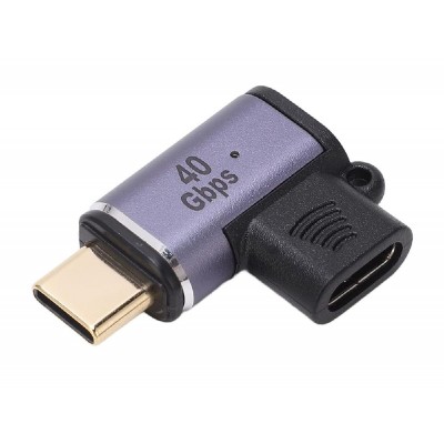 POWERTECH αντάπτορας USB-C PTH-107, μαγνητικός, 100W, 40Gbps, γκρι POWERTECH αντάπτορας USB-C PTH-107, μαγνητικός, 100W, 40Gbps, γκρι