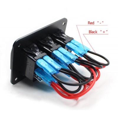 POWERTECH πάνελ σκαφών PTL-018 με 3x διακόπτες φώτων, IP65 POWERTECH πάνελ σκαφών PTL-018 με 3x διακόπτες φώτων, IP65