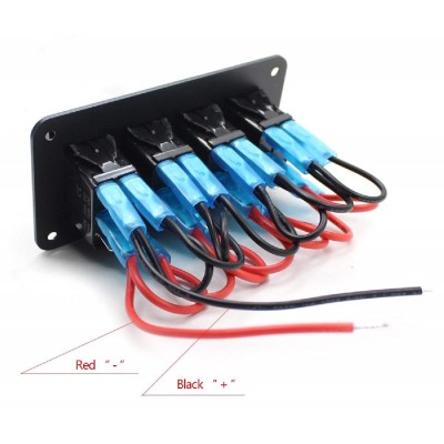 POWERTECH πάνελ σκαφών & οχημάτων PTL-019 με 4x διακόπτες, IP65 POWERTECH πάνελ σκαφών & οχημάτων PTL-019 με 4x διακόπτες, IP65