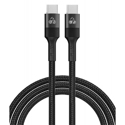 POWERTECH καλώδιο USB-C PTR-0130, PD 60W, copper, 1m, μαύρο POWERTECH καλώδιο USB-C PTR-0130, PD 60W, copper, 1m, μαύρο
