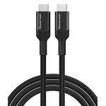 POWERTECH καλώδιο USB-C PTR-0135, PD 60W, 10Gbps, copper, 1m, μαύρο POWERTECH καλώδιο USB-C PTR-0135, PD 60W, 10Gbps, copper, 1m, μαύρο