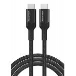 POWERTECH καλώδιο USB-C PTR-0136, PD 100W, 20Gbps, copper, 1m, μαύρο POWERTECH καλώδιο USB-C PTR-0136, PD 100W, 20Gbps, copper, 1m, μαύρο