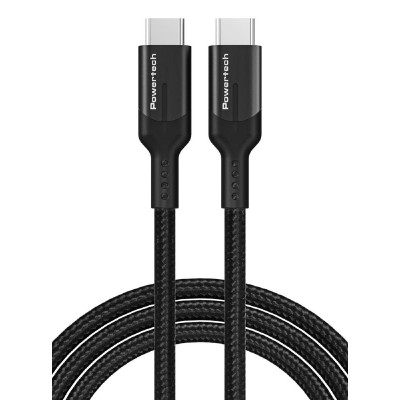 POWERTECH καλώδιο USB-C PTR-0140, PD 240W 5A, copper, 1m, μαύρο POWERTECH καλώδιο USB-C PTR-0140, PD 240W 5A, copper, 1m, μαύρο