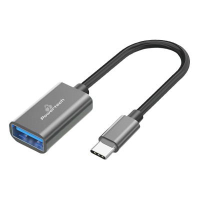 POWERTECH αντάπτορας USB-C σε USB 3.0 PTR-0146, 10 Gbps, γκρι POWERTECH αντάπτορας USB-C σε USB 3.0 PTR-0146, 10 Gbps, γκρι