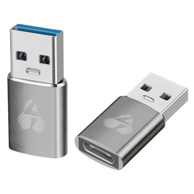 POWERTECH αντάπτορας USB 3.0 σε USB-C PTR-0147, 10 Gbps, 60W, γκρι POWERTECH αντάπτορας USB 3.0 σε USB-C PTR-0147, 10 Gbps, 60W, γκρι