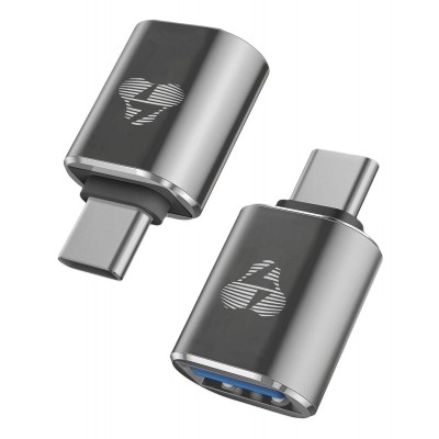POWERTECH αντάπτορας USB-C σε USB 3.0 PTR-0148, 10 Gbps, 60W, γκρι POWERTECH αντάπτορας USB-C σε USB 3.0 PTR-0148, 10 Gbps, 60W, γκρι