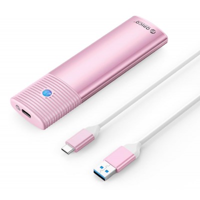 ORICO θήκη για Μ.2 SSD PWM2-PK-EP, 5Gbps, έως 4TB, ροζ ORICO θήκη για Μ.2 SSD PWM2-PK-EP, 5Gbps, έως 4TB, ροζ