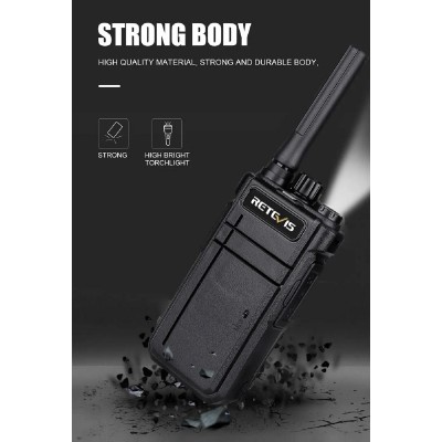 RETEVIS ασύρματος πομποδέκτης RB637 με Bluetooth ακουστικό, PMR, 16 κανάλια, μαύρος RETEVIS ασύρματος πομποδέκτης RB637 με Bluetooth ακουστικό, PMR, 16 κανάλια, μαύρος