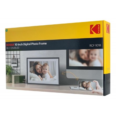 KODAK ψηφιακή κορνίζα RCF-1018 με 10.1" οθόνη αφής, 1+32GB, Wi-Fi, μαύρη KODAK ψηφιακή κορνίζα RCF-1018 με 10.1" οθόνη αφής, 1+32GB, Wi-Fi, μαύρη