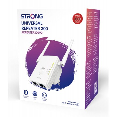 STRONG WiFi Extender REPEATER300V2, 300Mbps STRONG WiFi Extender REPEATER300V2, 300Mbps