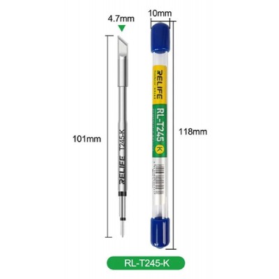 RELIFE μύτη κολλητηρίου RL-T245-K, τύπου K RELIFE μύτη κολλητηρίου RL-T245-K, τύπου K