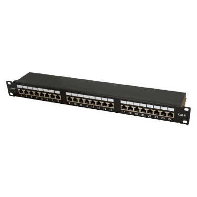 PULSAR patch panel για rack RP-F24V6, 24-port, FTP Cat 6, 1U PULSAR patch panel για rack RP-F24V6, 24-port, FTP Cat 6, 1U