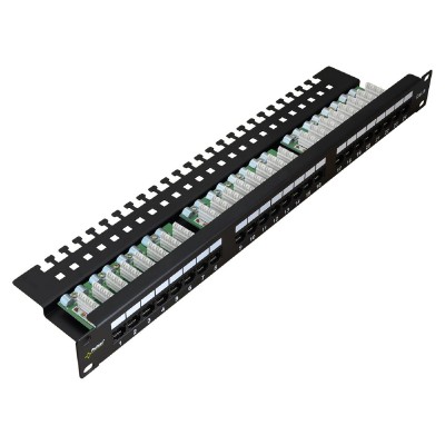 PULSAR patch panel για rack RP-U24V6, 24-port, UTP Cat 6, 1U PULSAR patch panel για rack RP-U24V6, 24-port, UTP Cat 6, 1U
