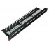 PULSAR patch panel για rack RP-U24V6, 24-port, UTP Cat 6, 1U